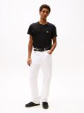 Black Tommy Badge Crew Neck T-Shirt  Men