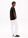 Black Tommy Badge Crew Neck T-Shirt  Men