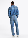 Denim Ryan Distressed Slim Straight Jeans  Men