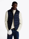 Blue Lightweight Down Zip-Thru Vest  Men