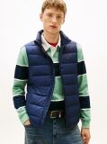 Blue Lightweight Down Zip-Thru Vest  Men