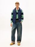 Blue Lightweight Down Zip-Thru Vest  Men