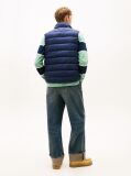 Blue Lightweight Down Zip-Thru Vest  Men