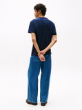 Blue Regular Logo Embroidery T-Shirt  Men