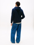 Blue Regular Logo Hoody  Men