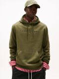 Green Regular Logo Hoody  Men