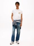 Beige Back Logo Graphic T-Shirt  Men
