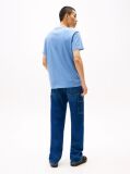 Blue Regular Fit Paisley College T-Shirt  Men