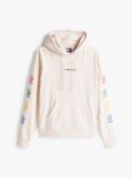 White Crest Back Graphic Relaxed Hoody  Men