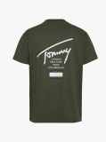 Green Signature Back Logo T-Shirt  Men