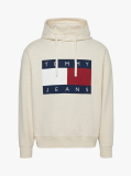 Beige Mélange Relaxed Hoody  Men