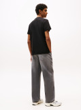 Black Tonal Logo Slim T-Shirt  Men