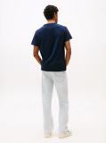 Blue Tonal Logo Slim T-Shirt  Men