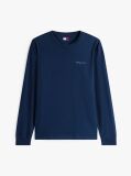 Blue Linear Logo Slim Long-Sleeve T-Shirt  Men
