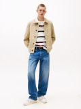 Khaki Tonal Logo Boxy Chore Jacket  Men