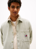 Green Brick Cord Overshirt Extended  Men