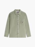 Green Brick Cord Overshirt Extended  Men