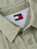 Green Brick Cord Overshirt Extended  Men