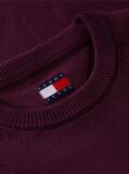 Purple Crew Neck Slim Jumper  Men
