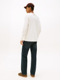 White Slim Waffle T-Shirt  Men