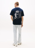 Blue Back Logo Graphic Relaxed T-Shirt  Men