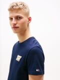 Blue Bubble Logo Slim T-Shirt  Men