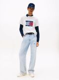 White Flag Graphic Slim T-Shirt  Men