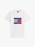 White Flag Graphic Slim T-Shirt  Men