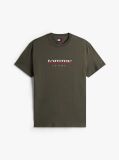 Green Logo Jersey Crew Neck T-Shirt  Men
