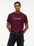 Purple Logo Jersey Crew Neck T-Shirt  Men