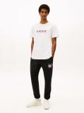 Beige Logo Jersey Crew Neck T-Shirt  Men