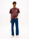 Brown Back Graphic Relaxed Crew Neck T-Shirt  Men