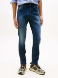 Denim These jeans are made from stretch cotton denim in a slim fit.  Men