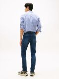 Denim These jeans are made from stretch cotton denim in a slim fit.  Men