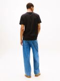 Black Logo Stamp Crew Neck T-Shirt  Men