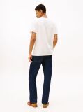 White Logo Stamp Crew Neck T-Shirt  Men