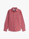 Multi Relaxed Fit Stripe Twill Shirt  Men