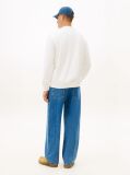 Beige Mountain Logo Embroidery Terry Sweatshirt  Men