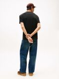 Black Photo Print Jersey Crew Neck T-Shirt  Men