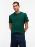 Green Tommy Flag Crew Neck T-Shirt  Men