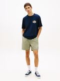 Blue Graphic Logo Relaxed Textured Jersey T-Shirt  Men