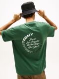 Green Circular Back Logo Relaxed T-Shirt  Men