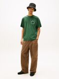 Green Circular Back Logo Relaxed T-Shirt  Men