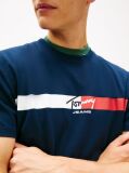 Blue Signature Logo Jersey T-Shirt  Men