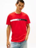Red Signature Logo Jersey T-Shirt  Men