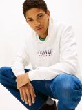 Beige Logo Terry Drawstring Hoody  Men
