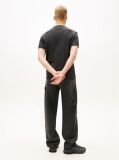 Black Tonal Tommy Badge Jersey T-Shirt  Men