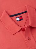 Red Hilfiger Flag Regular Fit Pique Polo Shirt  Men