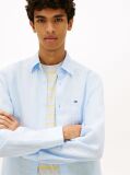Blue Regular Fit Button-Down Pure Linen Shirt  Men
