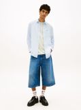 Blue Regular Fit Button-Down Pure Linen Shirt  Men